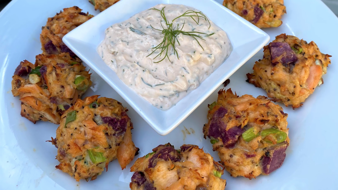 Image of Premier Catch Sweet Potato Salmon Cakes